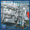วิศวกรรมทางทะเลนิวเมติกอลูมิเนียมบรอนซ์เดี่ยวออกฤทธิ์ C95800 Trunnion Ball Valve
