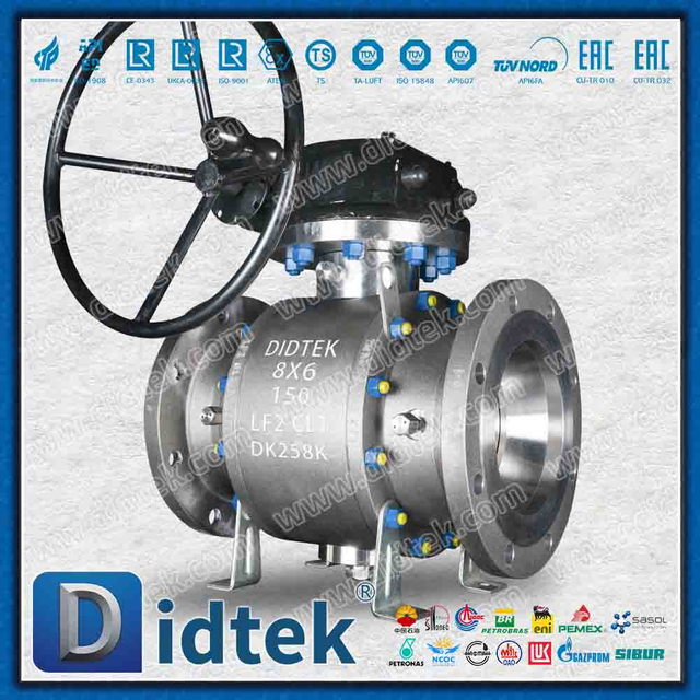 โลหะผสม 625 รอยซ้อนทับ LF2 Trunnion บอลวาล์ว