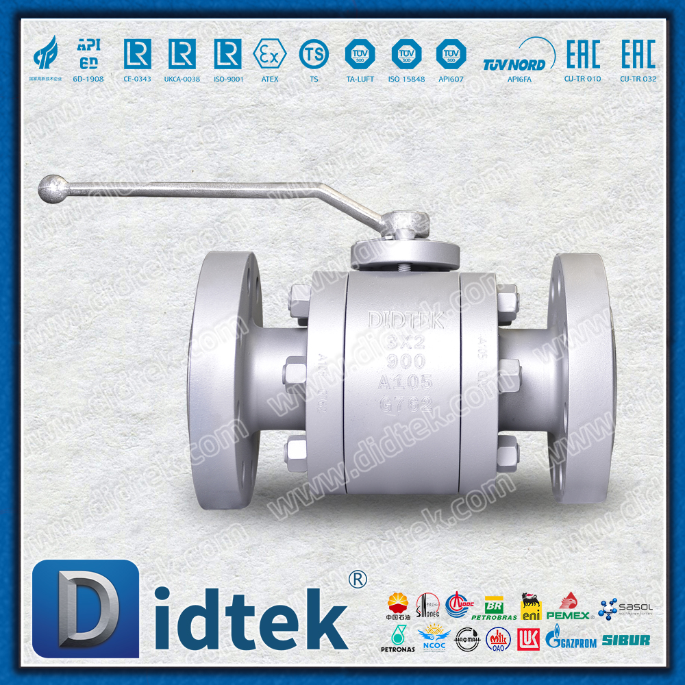 A105 เหล็กกล้าคาร์บอน 3''X2 '' ลดบอลวาล์วลอยปลอมแปลงเจาะ