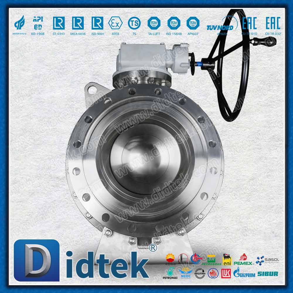 SS321 Trunnion Ball Valve พร้อมการทดสอบสุญญากาศ