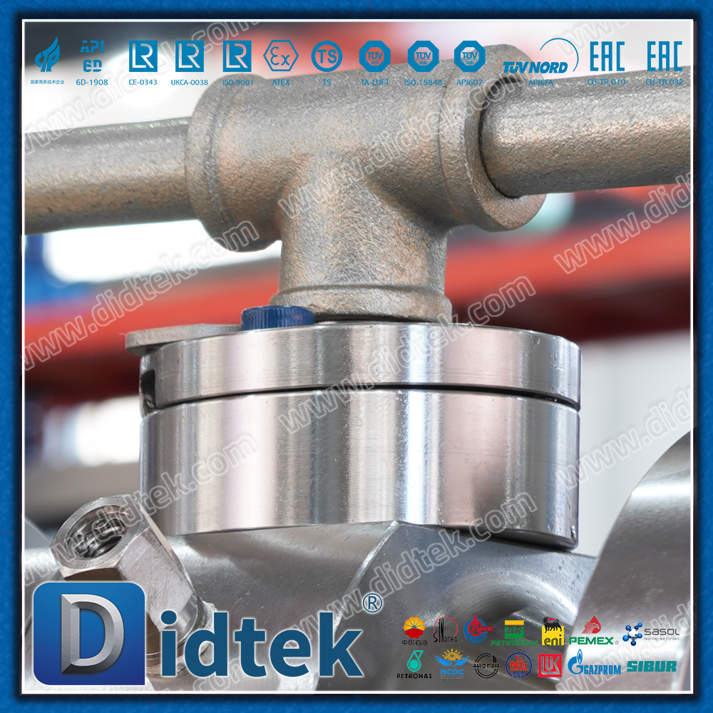 Didtek บอลวาล์ว Trunnion โลหะผสมพิเศษแบบปากสองทิศทาง Necking Necking 825