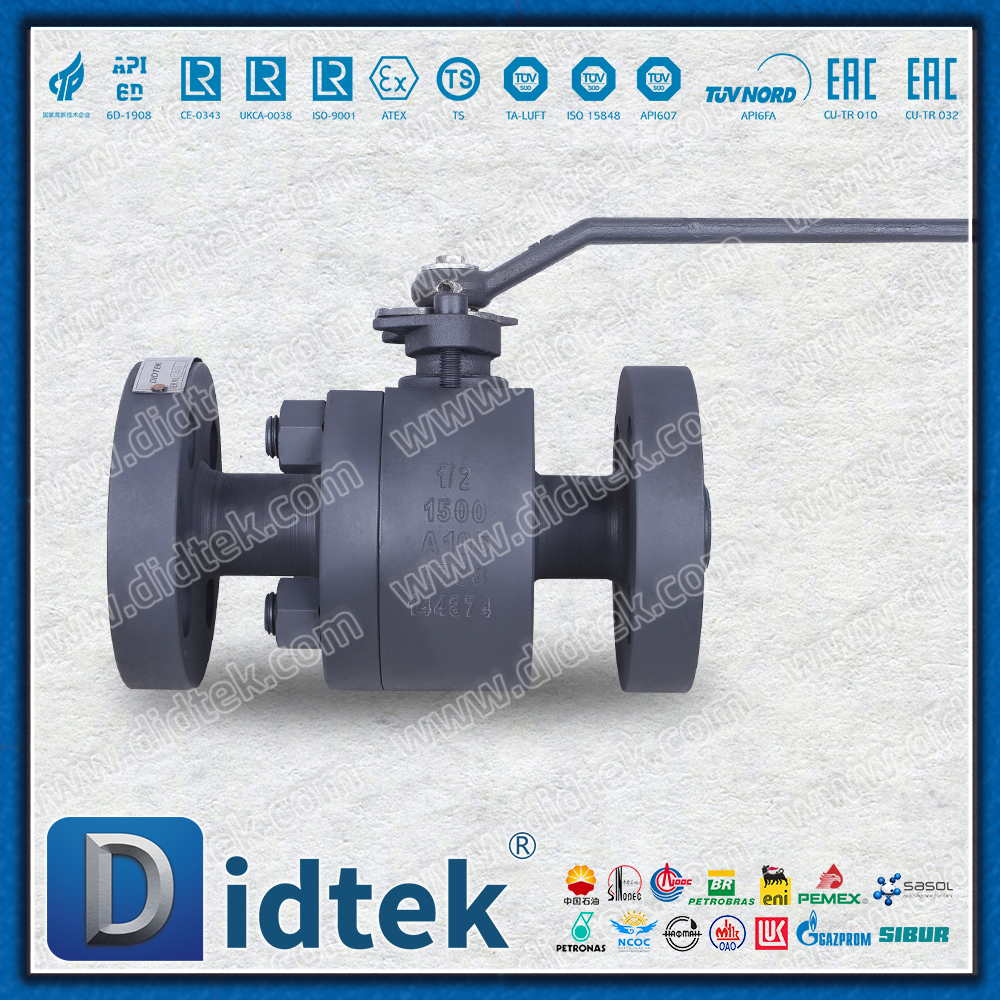 A105 1500LB บอลวาล์วลอยน้ำแบบลอยตัวแบบโลหะป้องกันการกัดกร่อนฟอสเฟตแรงดันสูง 
