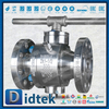 Didtek บอลวาล์ว Trunnion โลหะผสมพิเศษแบบปากสองทิศทาง Necking Necking 825