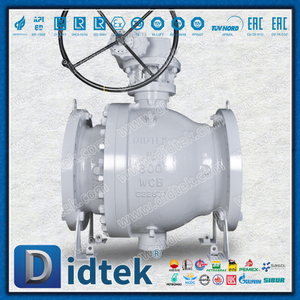 บอลวาล์ว Trunnion เหล็กหล่อสองชิ้นขนาด 18 นิ้ว