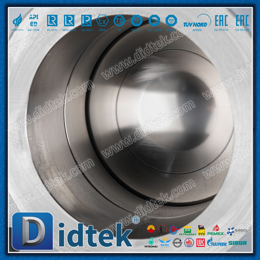 ASTM A105N โอเวอร์เลย์เชื่อม UNS N06625+TCC Trunnion Ball Valve 