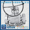 RTJ 2500LB แรงดันสูง PEEK ซีลบอลวาล์ว Trunnion เหล็กหลอม