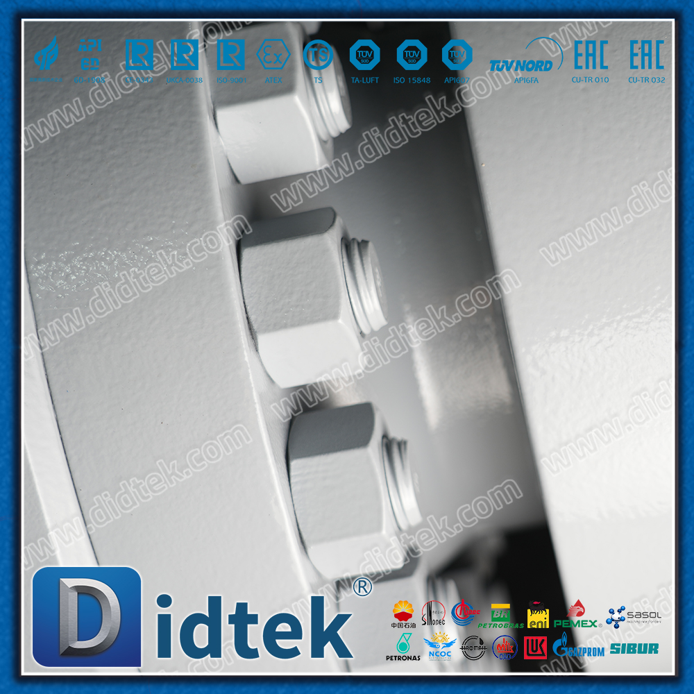 Didtek 4130 Flange FC แอคชูเอเตอร์แบบนิวแมติกเดี่ยว API6A บอลวาล์วเหล็กหลอม