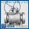  Didtek Flange Full Bore แรงดันสูงฟอร์จเหล็ก A105 Trunnion Mounted Ball Valve 