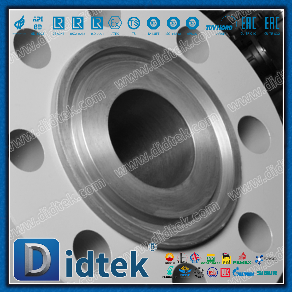 Didtek Flange 6 นิ้ว 2500LB บอลวาล์ว Trunnion DBB ปลอมแปลง