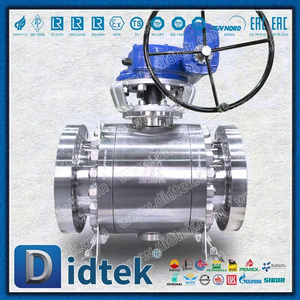 ดูเพล็กซ์ SS F51 บอลวาล์ว Trunnion ป้องกันการกัดกร่อนที่อุณหภูมิสูง