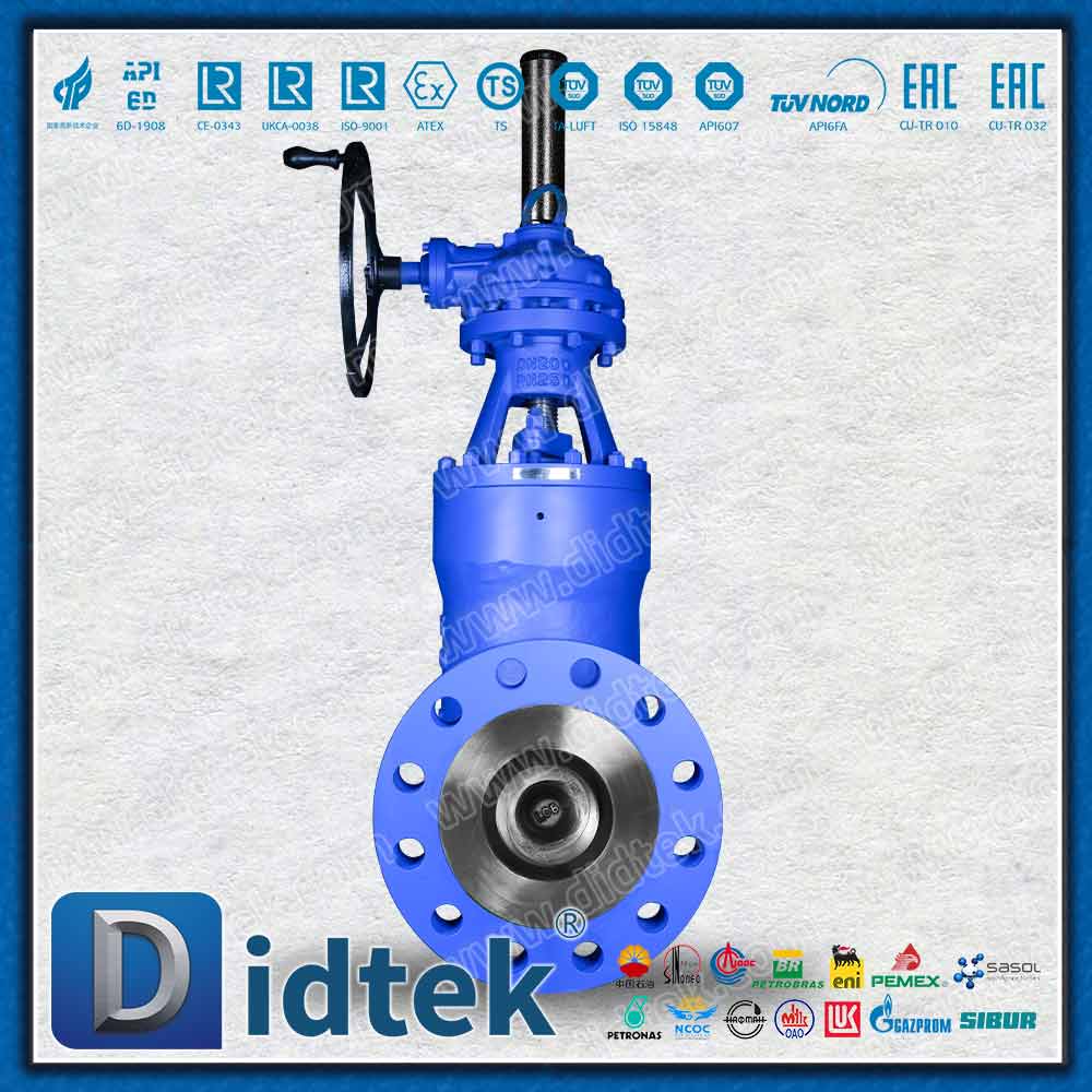 LCB Pressure Seal Gear Operator Gate Valve สำหรับน้ำปราศจากสารอาหาร
