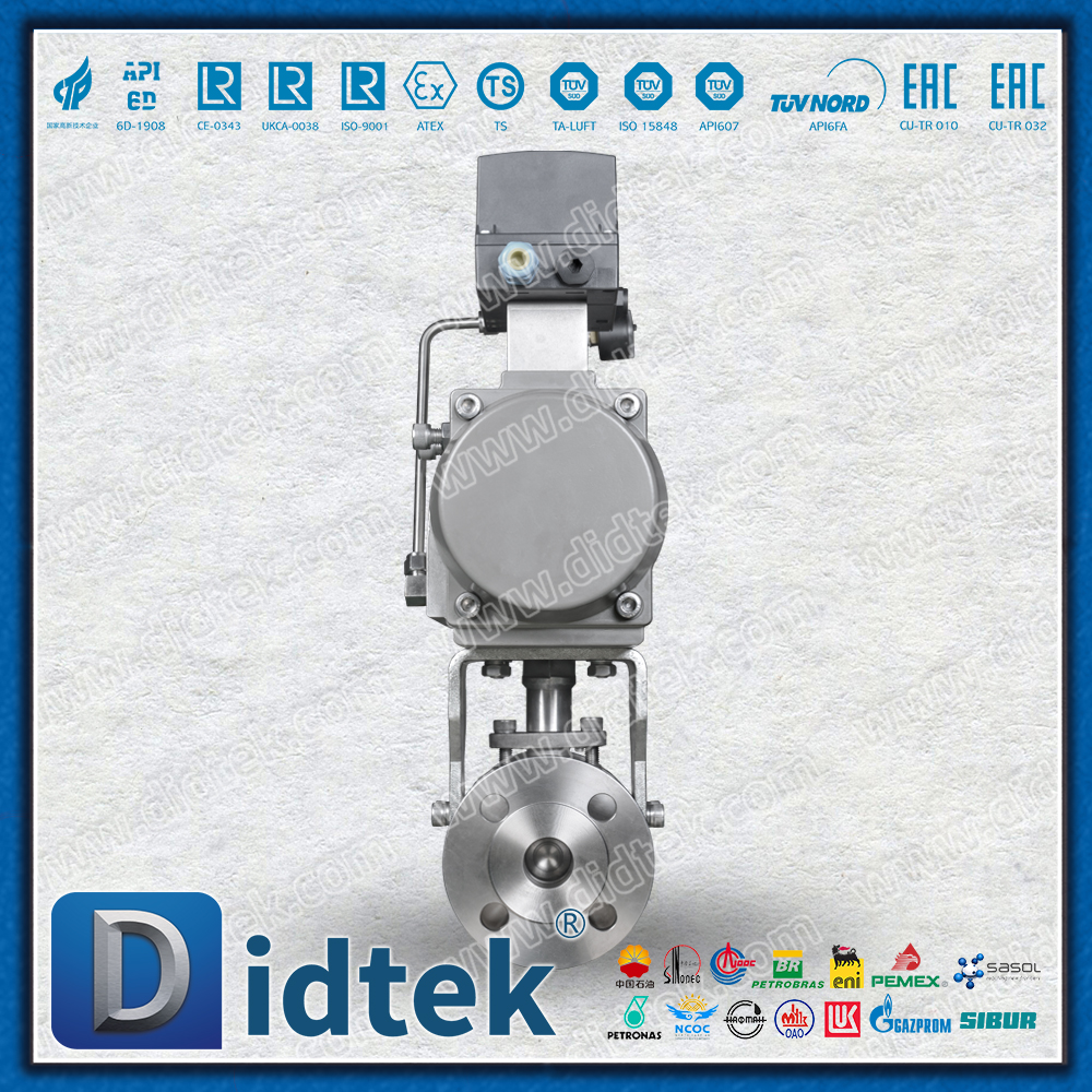 Didtek F316L บอลวาล์วนิวแมติก