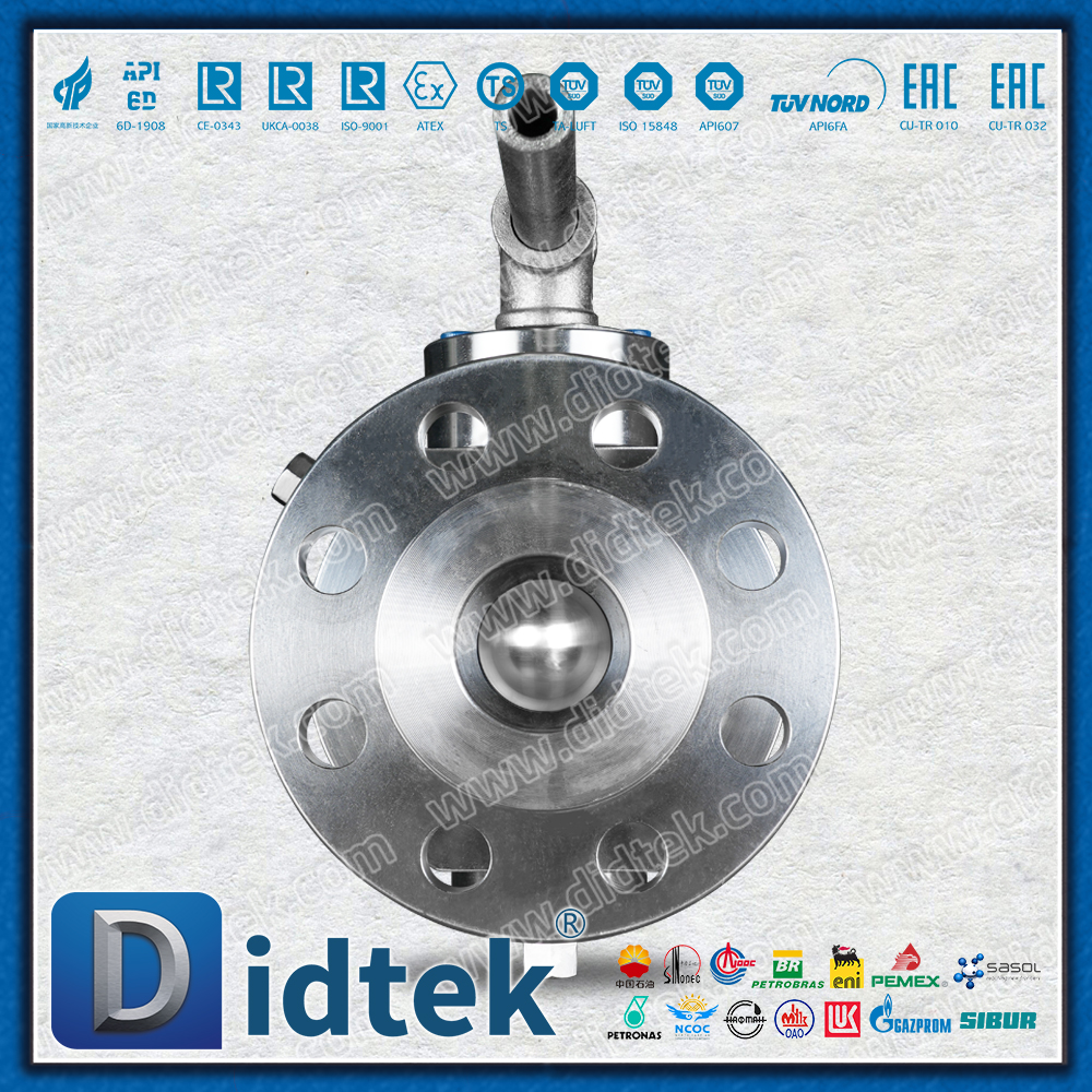 Didtek บอลวาล์ว Trunnion โลหะผสมพิเศษแบบปากสองทิศทาง Necking Necking 825