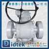 F51 ตัดโลหะเป็นโลหะ F60 Trunnion บอลวาล์วซีลแข็ง