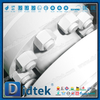 RTJ 2500LB แรงดันสูง PEEK ซีลบอลวาล์ว Trunnion เหล็กหลอม