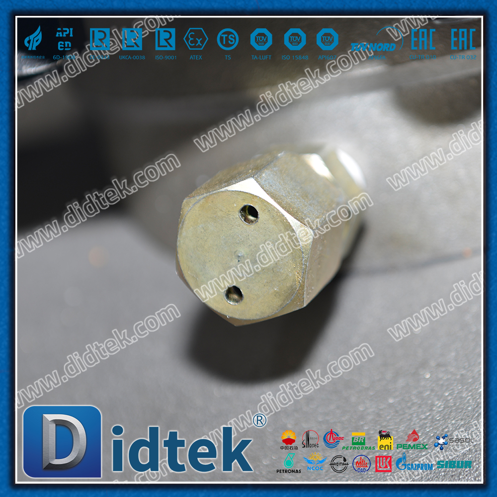  Didtek Flange Full Bore แรงดันสูงฟอร์จเหล็ก A105 Trunnion Mounted Ball Valve 