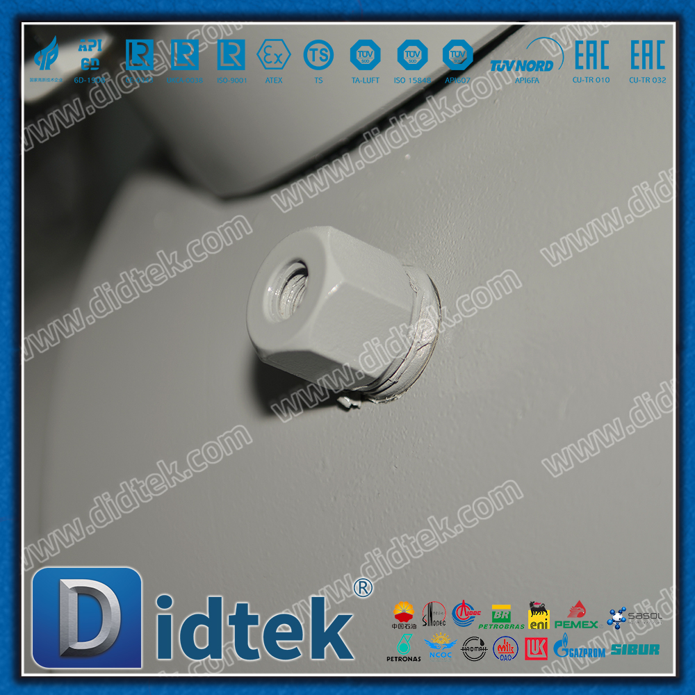 Didtek Flange 6 นิ้ว 2500LB บอลวาล์ว Trunnion DBB ปลอมแปลง