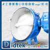 DN2000 ขนาดใหญ่ DIN Wafer Triple Offset บัตเตอร์ฟลายวาล์ว