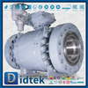 Trunnion วิศวกรรมทางทะเล ESD ติดตั้งบอลวาล์วไฟฟ้า Auma สำหรับก๊าซแรงดันสูง