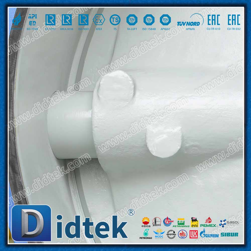 DN2000 ขนาดใหญ่ DIN Wafer Triple Offset บัตเตอร์ฟลายวาล์ว